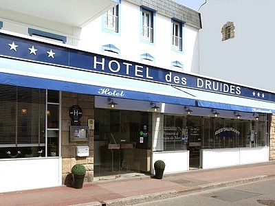 Hotel Des Druides กีเบอรง ภายนอก รูปภาพ